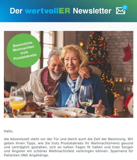 wertvollER: Prostatakrebs Newsletter 03/21