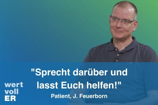 wertvollER Patient Joachim Feuerborn gibt Tipps Umgang Prostatakrebs