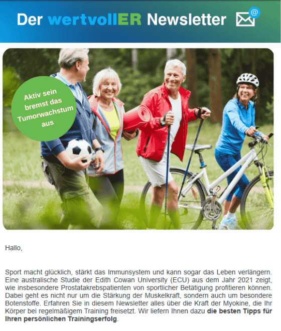 wertvollER Newsletter: Die Kraft der Myokine
