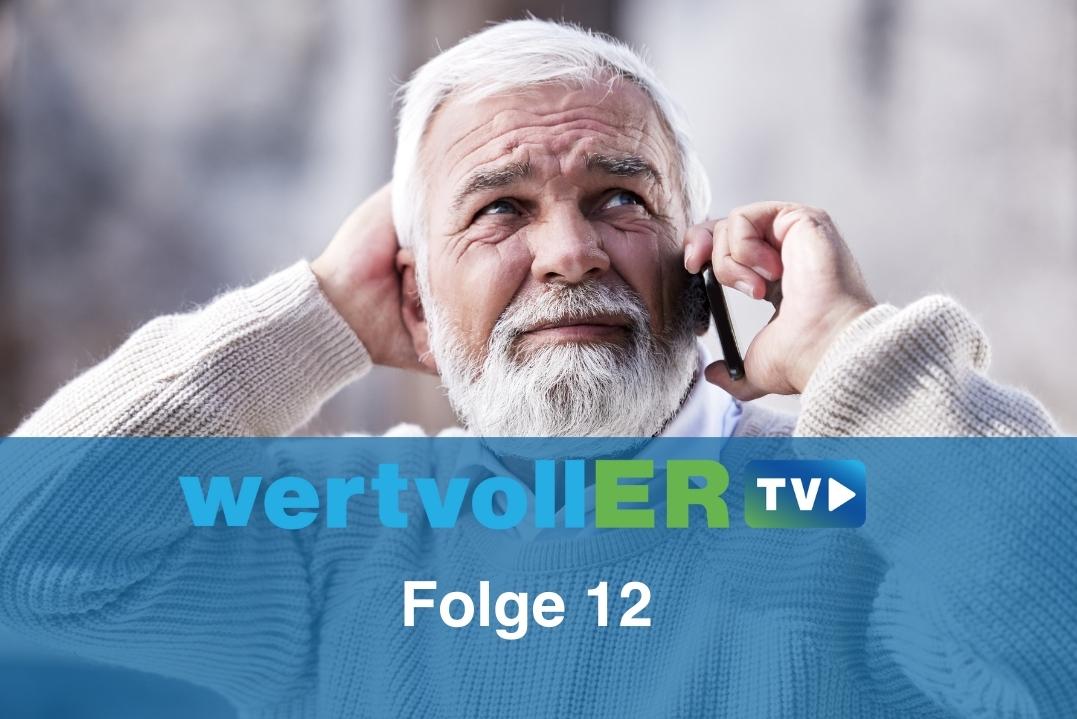 wertvollER TV: Prostatakrebspatient telefoniert sorgenvoll