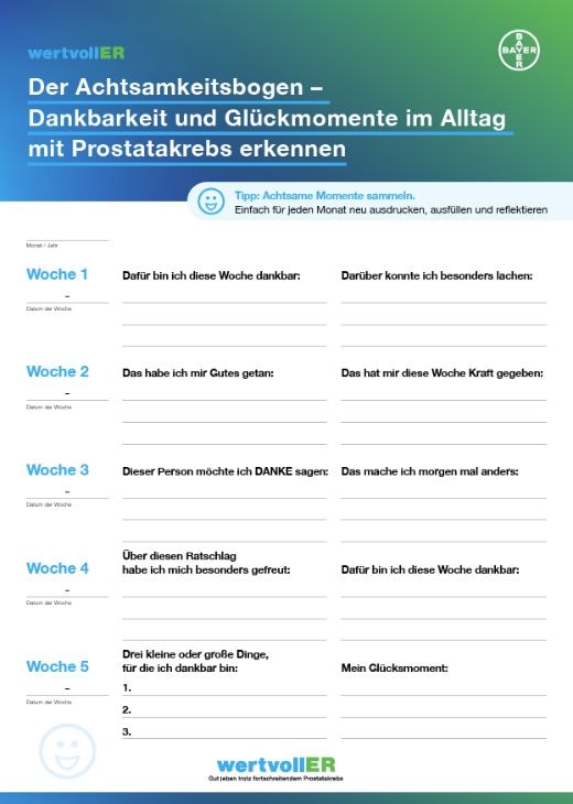 Teaser wertvollER Downloadmaterial Achtsamkeitsbogen