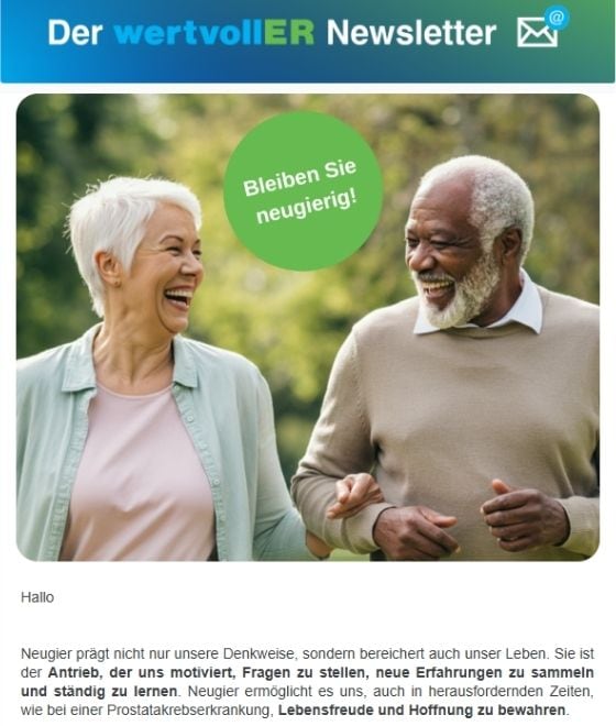 wertvollER Newsletter: Neugierig bleiben
