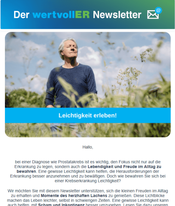 wertvollER Newsletter: Leichtigkeit erleben!