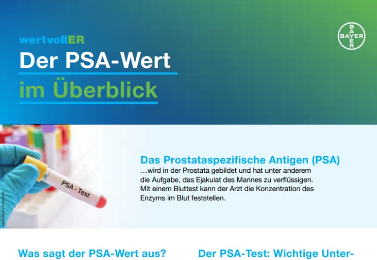 Vorschaubild Downloadmaterial PSA-Wert im Überblick