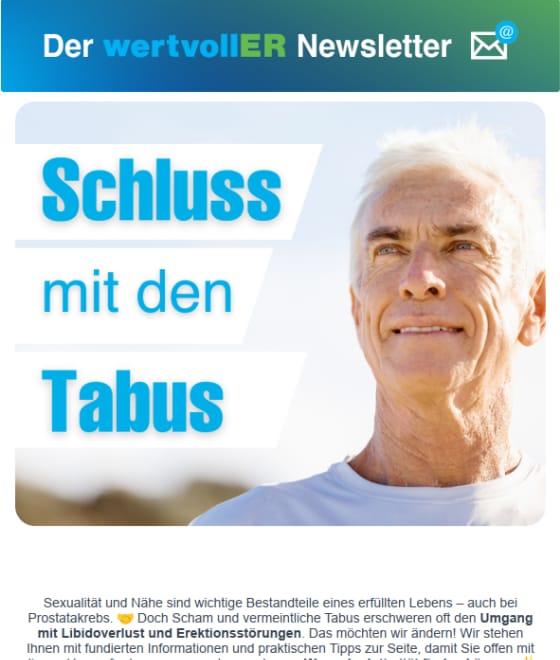 wertvollER Newsletter: Schluss mit den Tabus!